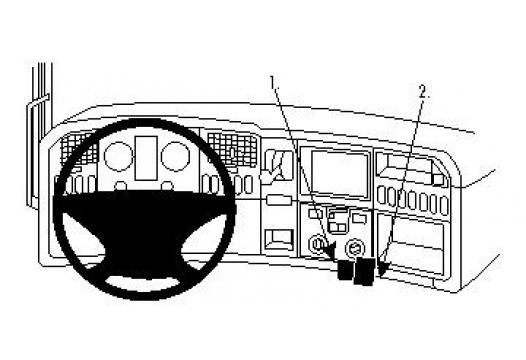 Proclip Scania R-series 10- Angled mount