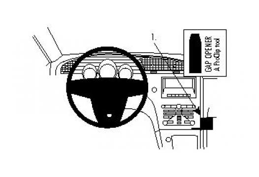 Proclip Saab 9-5 11- Angled mount