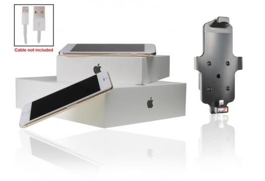 houder Apple iPhone Xs Max / 8 Plus / 7 Plus / 6 Plus m/skin lightning->USB kab