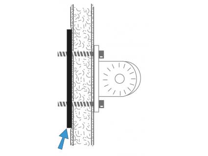 Mounting plate with AMPS - reinforced