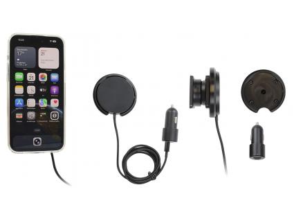 houder/swivel metl Magnetic Charger Qi2 25W zwart/sig