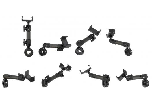 Motorcycle mount + holder 56-92mm  20-32mm bar/H123mm