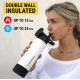 MagicMount Flask 32oz Stainless Steel Water Bottle (Black)