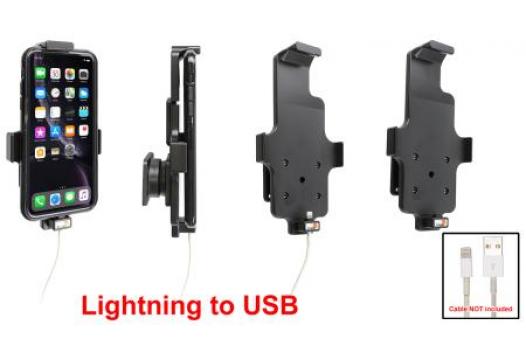 houder Apple iPhone 11 / 11 Pro Max / XR met skin (lightning->USB)