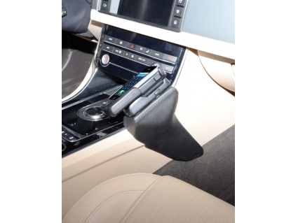 console Jaguar XF 05/15-/ XE 06/15- zwart