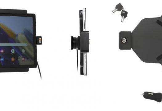 houder/lader Samsung Galaxy Tab A8 USB sig. plug LOCK