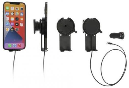 houder + Apple MagSafe Charger-zwart/sig iPhone's