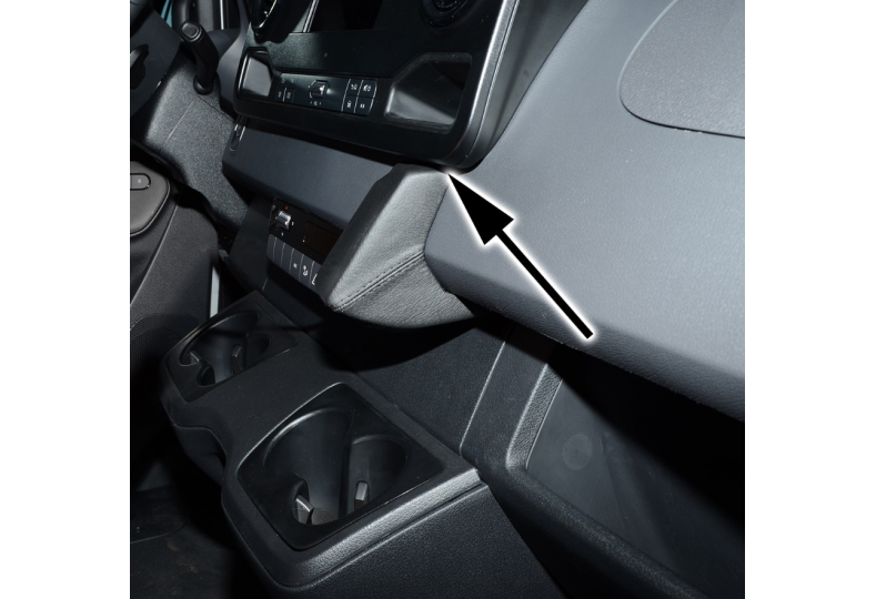 Kuda console Mercedes Benz Sprinter 2018 Zwart