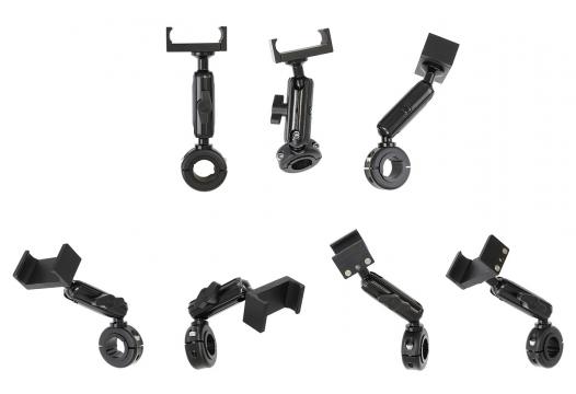 Motorcycle mount + holder 56-92mm 20-32mm bar/H71mm