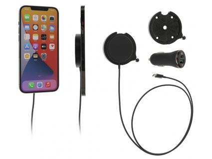 houder + Apple MagSafe Charger-zwart/sig iPhone\'s