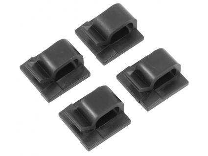 adhesive cable clips (4-pack) max.3.5mm thickness