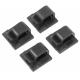 adhesive cable clips (4-pack) max.3.5mm thickness