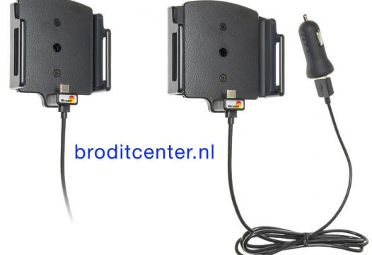 h/l USB-C verstelb. b.75-89/d9-13 mm met USB sig.