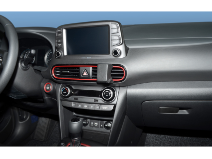 console Hyundai Kona 17-/ Santa Fe 08/2018- zwart NAVI