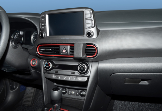 console Hyundai Kona 17-/ Santa Fe 08/2018- zwart NAVI