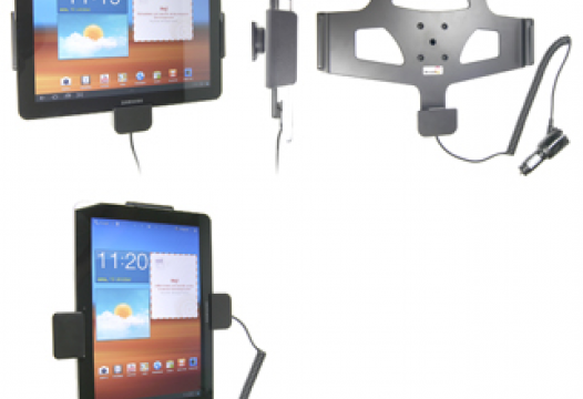 Houder/lader Samsung Galaxy Tab P7500 cig.plug(veerweerstand)