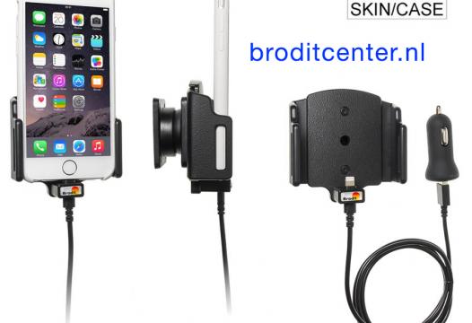 Inconsistent camera Minnaar Brodit houder/lader Apple iPhone 11 Pro / Xs / 8 / X / 7 / 6 verstelbaar (B  62-77, D2-11mm) - met USB