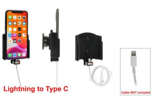houder Apple iPhone 11 Pro padded lightning-->USB-C