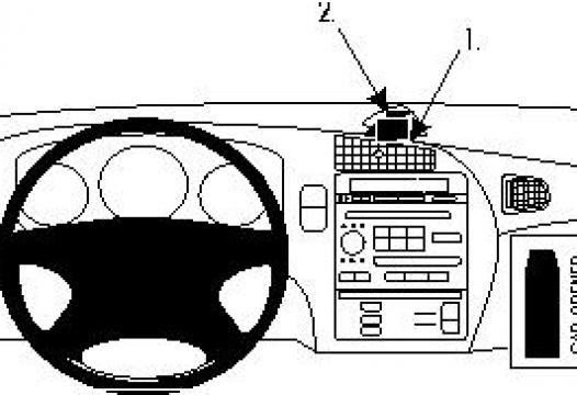 Proclip Saab 9-5 1998-2010 (extra sterk)