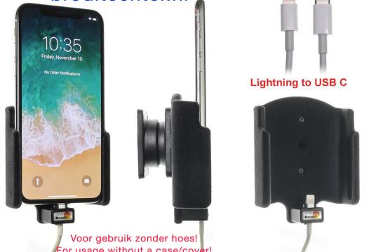 houder Apple iPhone Xs / X Padded  lightning->USB-C