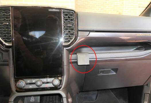 Proclip Ford Ranger 23- Angled mount suitable for mobile phones