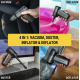 premium travel inflator vaccum