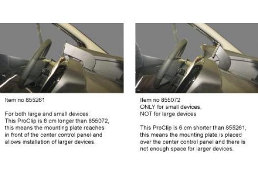 Proclip Opel Vivaro/Ren.Trafic 2015- Center mount