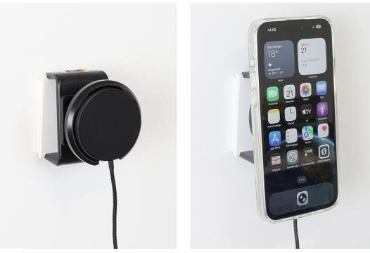 houder met Magnetic Charger Qi2 25W - zwart