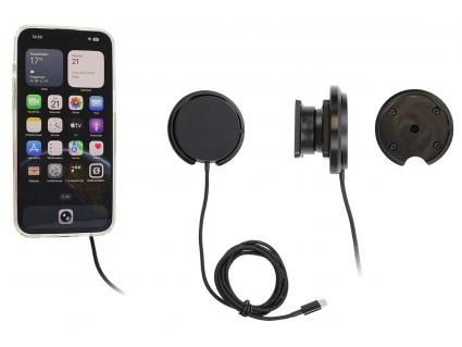 houder/swivel met Magnetic Charger Qi2 25W - zwart