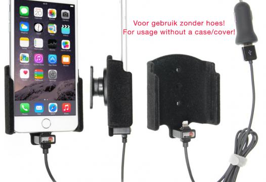 houder/lader Apple iPhone Xs Max / 8 Plus / 7 Plus / 6S Plus USB sig.plug-padded