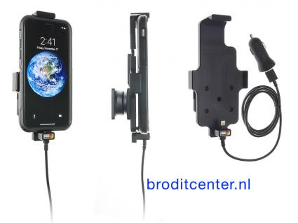 houder/lader Apple iPhone 11 Pro / X / Xs met skin - USB B -78mm D -11mm