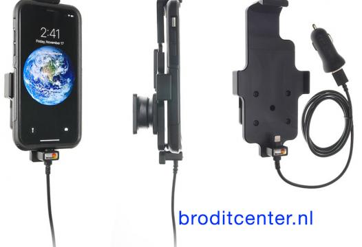 houder/lader Apple iPhone 11 Pro / X / Xs met skin - USB B -78mm D -11mm