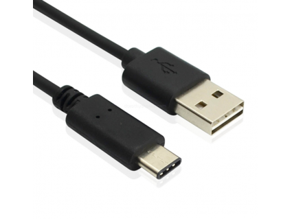Datakabel USB <--> USB Type C - 1.2 meter - zwart