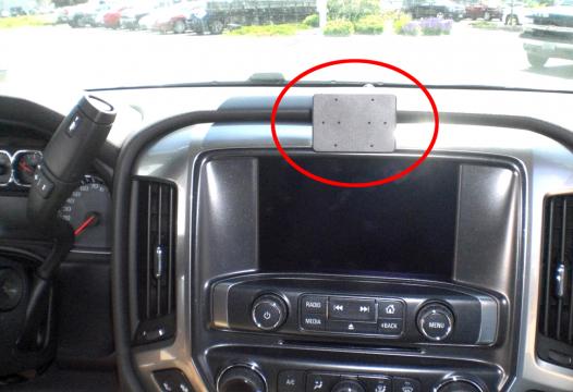 Proclip Chevrolet Silverado 2014- Center mount