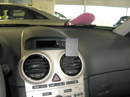 Proclip Opel Corsa 07 Angled high NOT for models with factory navigation or large display.