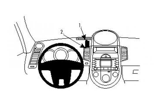 Proclip Kia Soul 10- Center mount