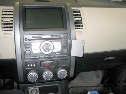 Proclip Nissan X-Trail 08- Angled ALLEEN model MET navigatie
