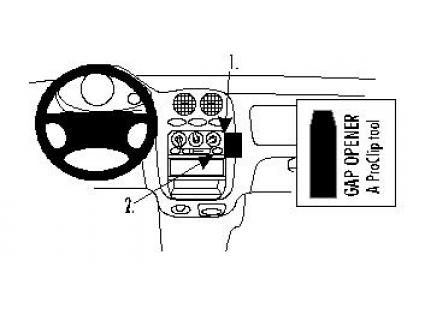 Proclip Daewoo Matiz 98- angled
