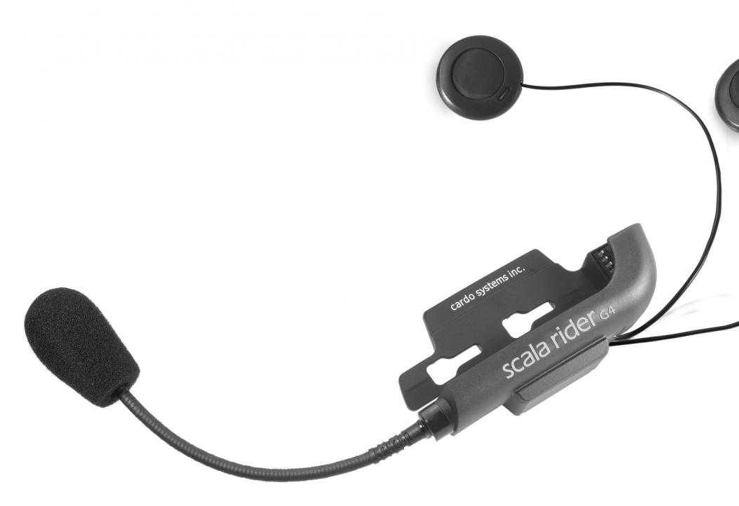 Cardo scala rider G4 Powerset Microphone boom 1,5Km Bike2Bike BT