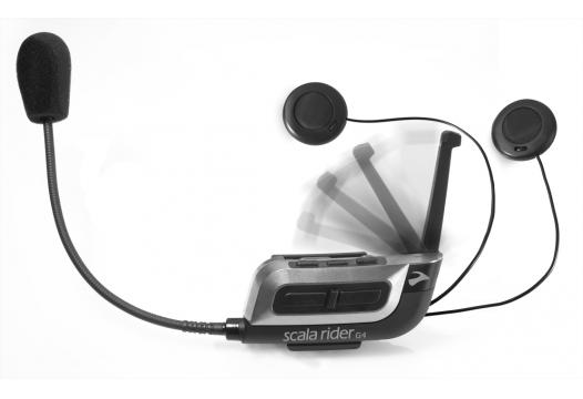 scala rider G4 Powerset - Microphone boom - 1,5Km Bike-2-Bike BT Helmet Headsets for GSM