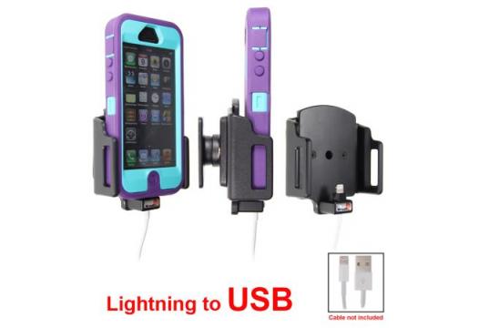 houder verstelb.62-77/9-13 iPhone 5 lightning->USB