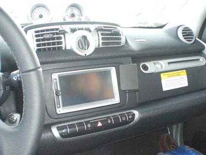 Proclip Smart ForTwo 11-13 factory Navi only angled mount