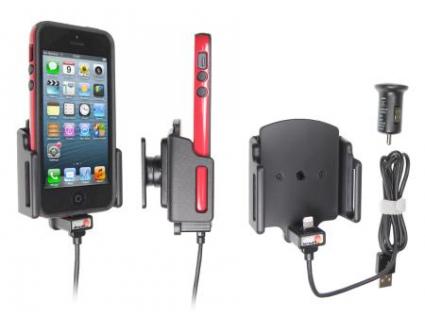 houder/lader Apple iPhone 13 Mini / 12 Mini / 5 verstelb. b.62-77/d6-10mm